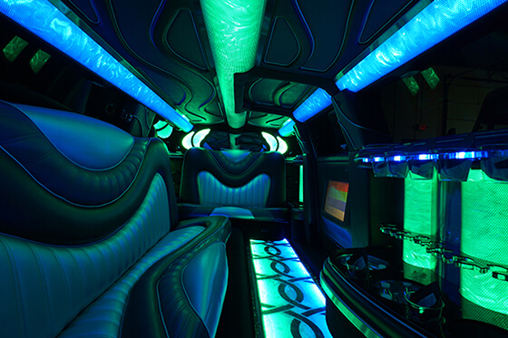 12 limo interior