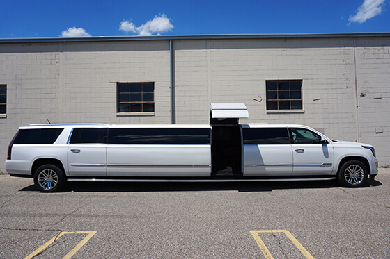 20 passenger escalade limousine