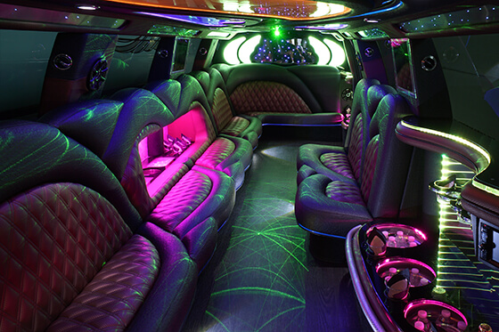 12 limo interior