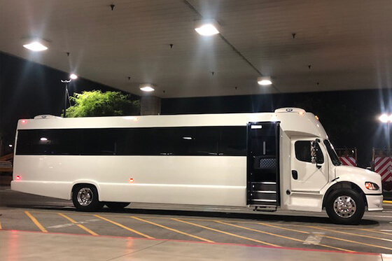 43 passenger party bus