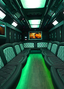 party bus seating